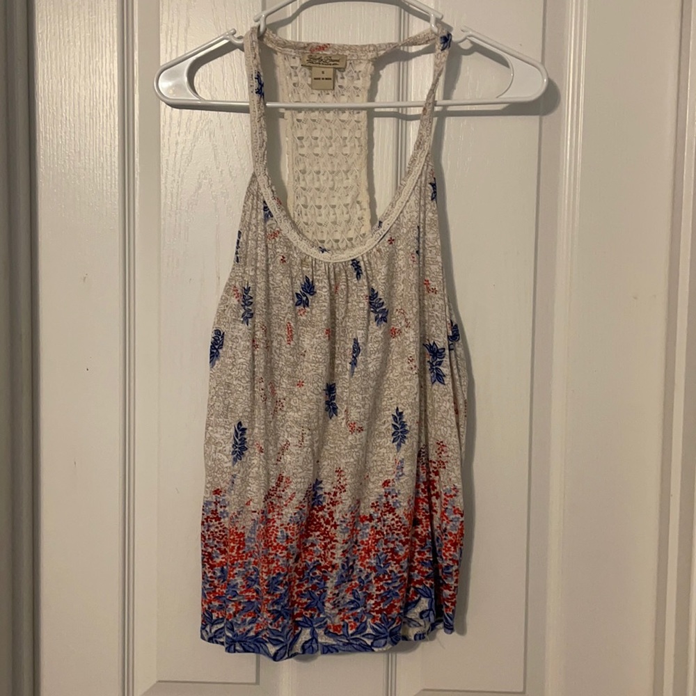 Lucky Brand floral tank top